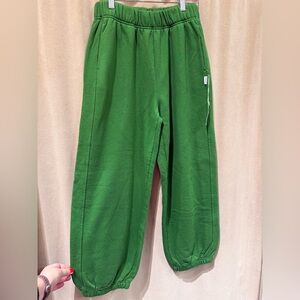 French Terry Balloon Pants : Avocado